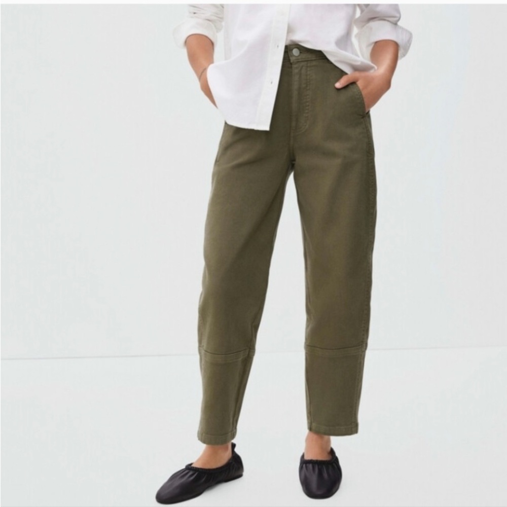 Everlane barrel Jean greenJeans